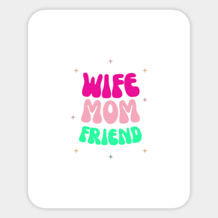 i am mom Sticker